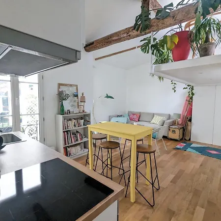 Διαμέρισμα Chic Et Moderne Avec Mezzanine A 10 Min De Montmartre Παρίσι