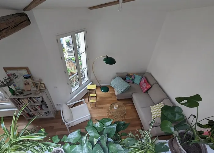 Chic Et Moderne Avec Mezzanine A 10 Min De Montmartre