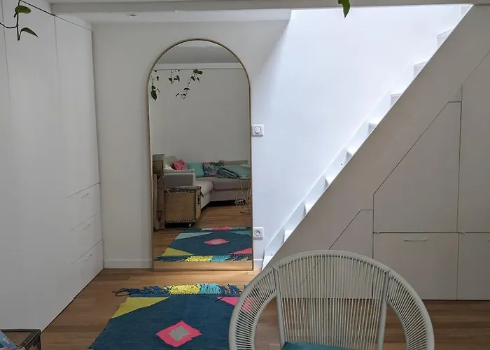 Διαμέρισμα Chic Et Moderne Avec Mezzanine A 10 Min De Montmartre Παρίσι